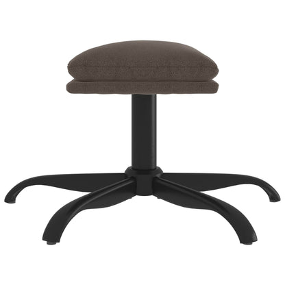 vidaXL Poggiapiedi Grigio Scuro 60x60x36 cm in Microfibra