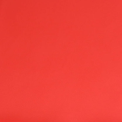 vidaXL Poggiapiedi Rosso 60x60x36 cm in Similpelle