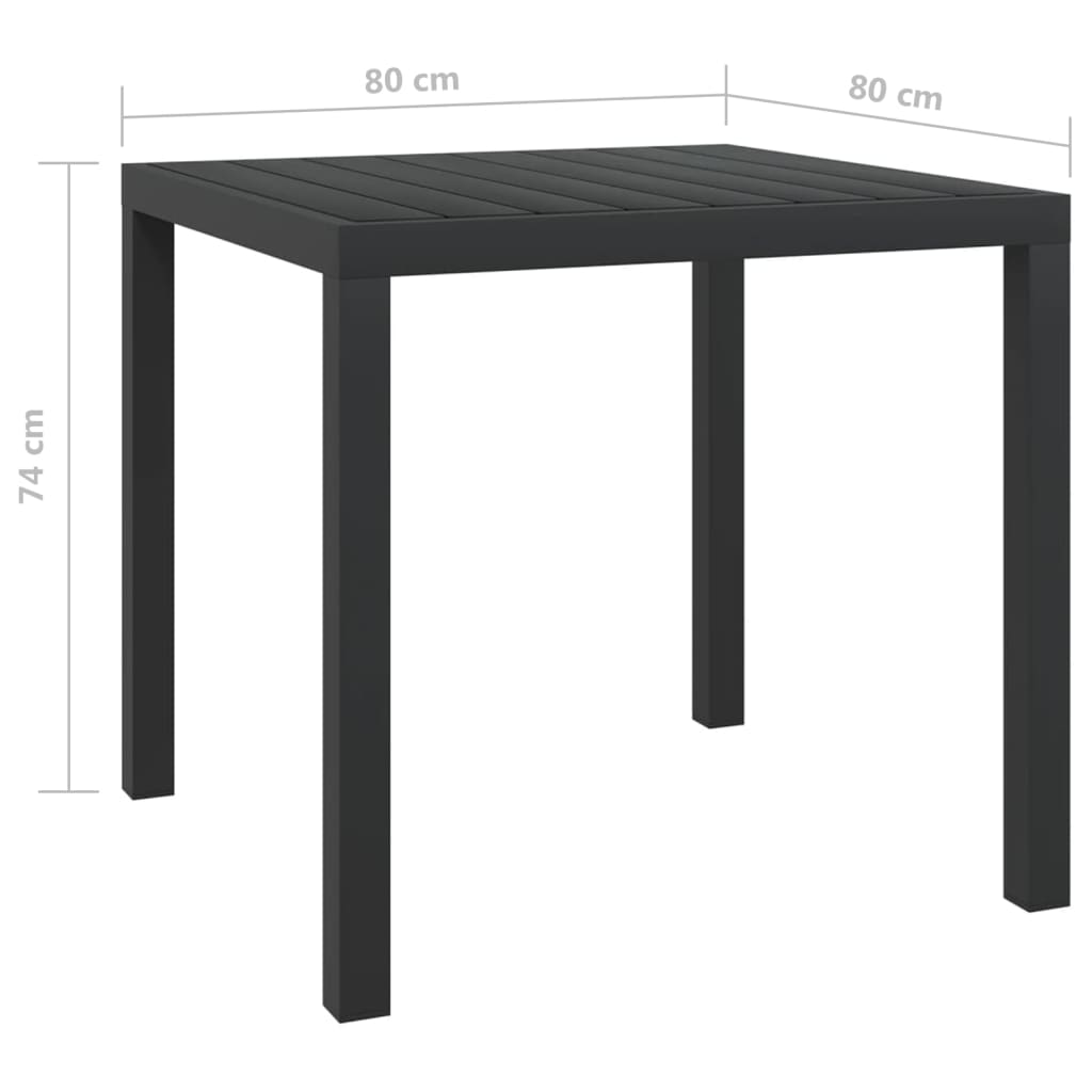 vidaXL Set da Pranzo per Giardino 3 pz con Cuscini Polyrattan Grigio