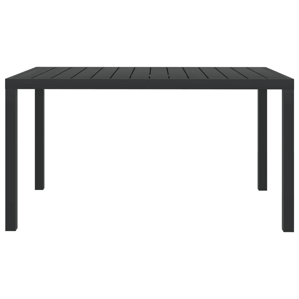 vidaXL Set da Pranzo per Giardino 5 pz con Cuscini Polyrattan Grigio