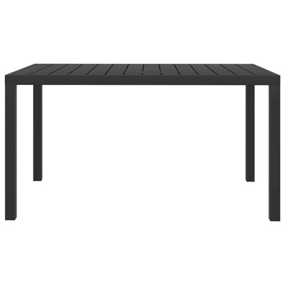 vidaXL Set da Pranzo per Giardino 5 pz con Cuscini Polyrattan Grigio