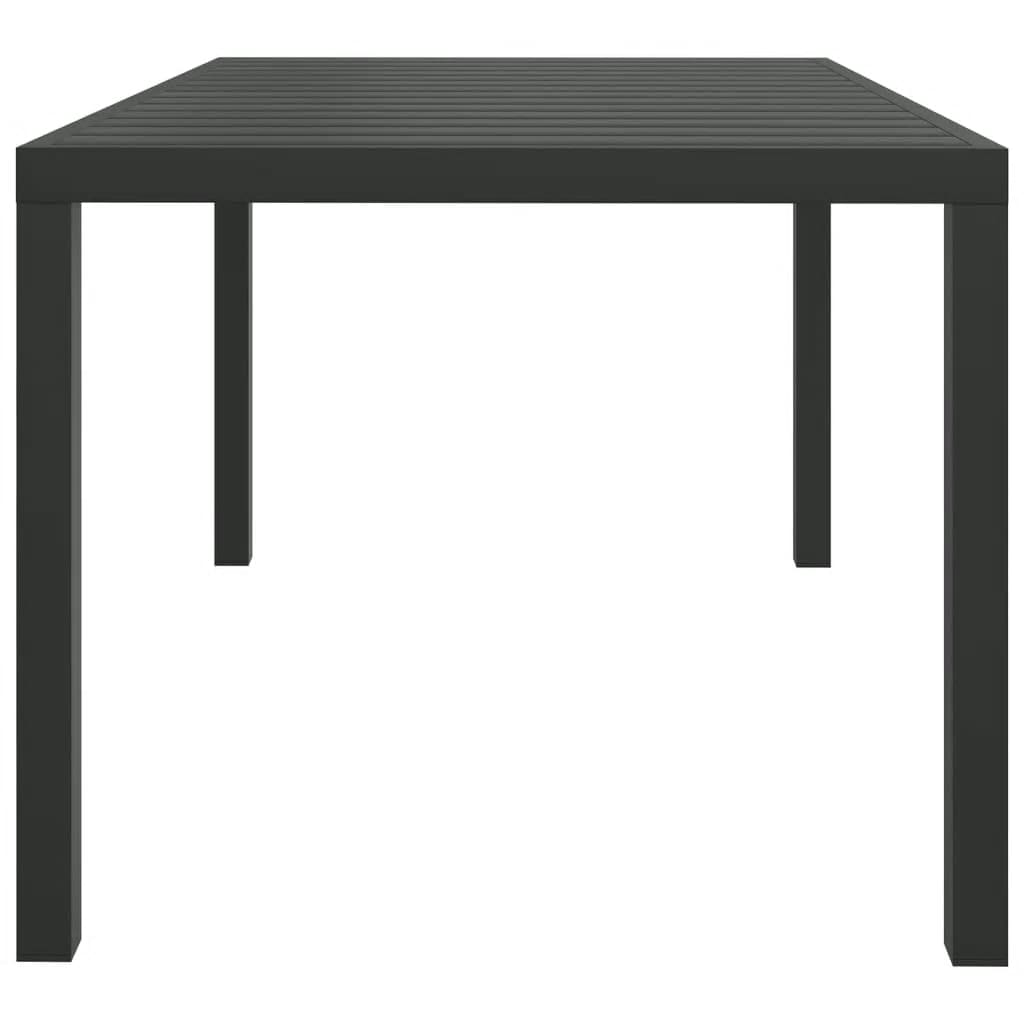 vidaXL Set da Pranzo per Giardino 5 pz con Cuscini Polyrattan Grigio