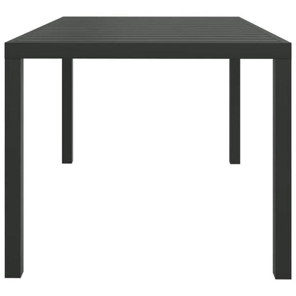 vidaXL Set da Pranzo per Giardino 5 pz con Cuscini Polyrattan Grigio