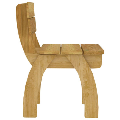 vidaXL Set da Pranzo da Giardino 4 pz in Legno di Pino Impregnato