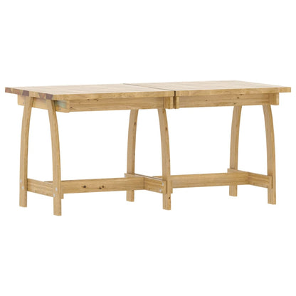 vidaXL Set da Pranzo da Giardino 4 pz in Legno di Pino Impregnato