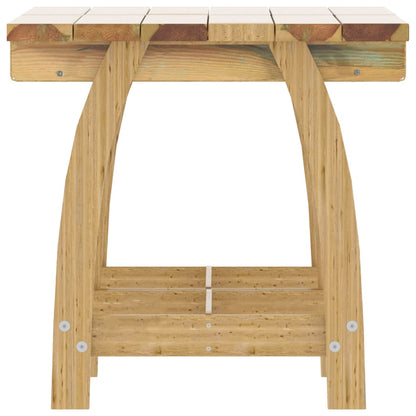 vidaXL Set da Pranzo da Giardino 4 pz in Legno di Pino Impregnato