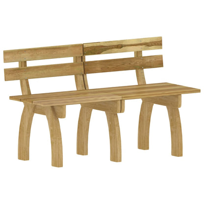 vidaXL Set da Pranzo da Giardino 4 pz in Legno di Pino Impregnato