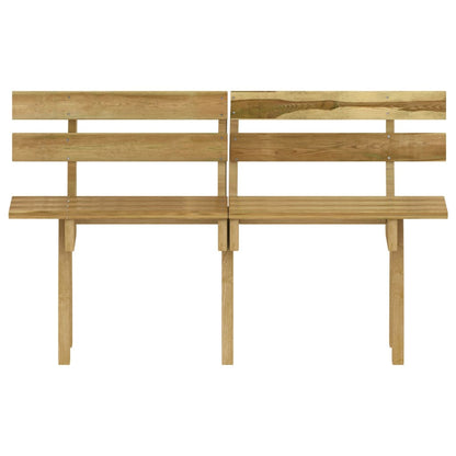 vidaXL Set da Pranzo da Giardino 4 pz in Legno di Pino Impregnato