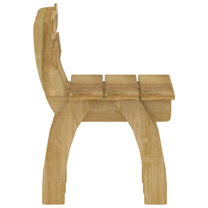 vidaXL Set da Pranzo da Giardino 4 pz in Legno di Pino Impregnato