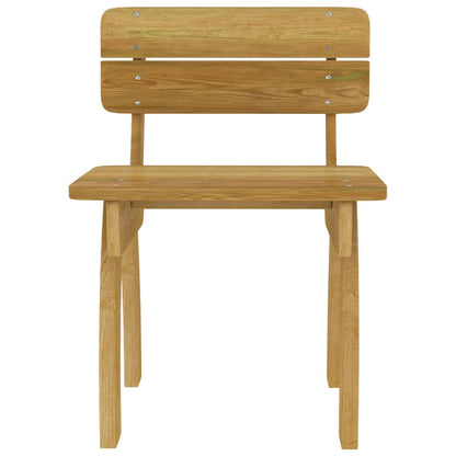 vidaXL Set da Pranzo da Giardino 4 pz in Legno di Pino Impregnato