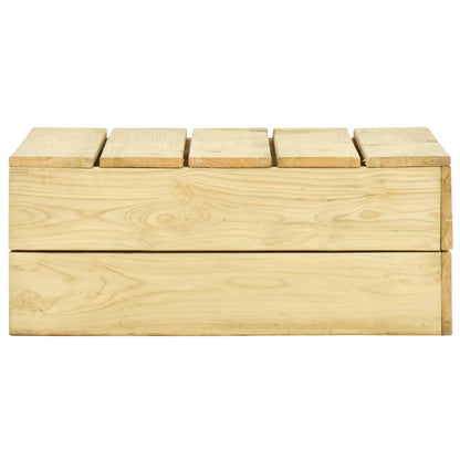 vidaXL Set Salotto da Giardino 3 pz Legno Massello di Pino Impregnato