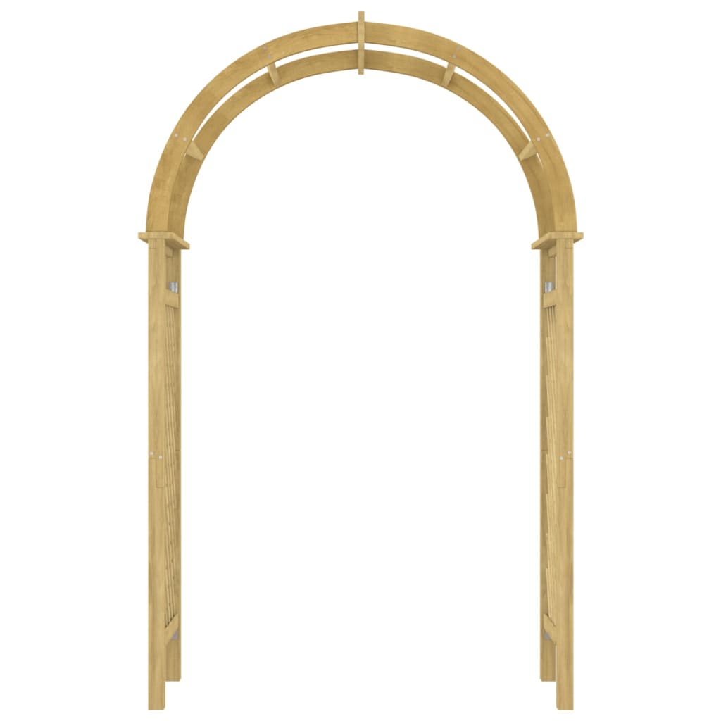 vidaXL Arco con Traliccio 141x97x243 cm in Legno di Pino Impregnato