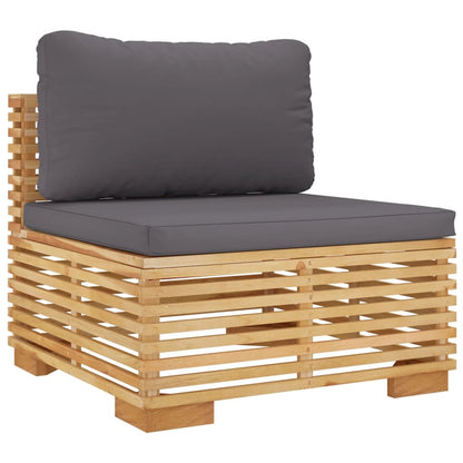 vidaXL Set Divani da Giardino 12 pz con Cuscini Legno Massello di Teak