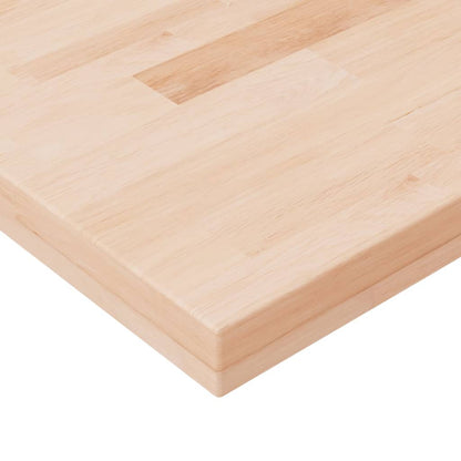 vidaXL Piano Tavolo Quadrato 70x70x4 cm Massello Rovere Non Trattato