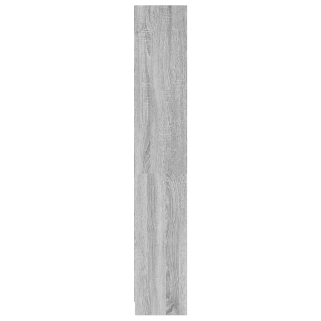 vidaXL Libreria 4 Ripiani Grigio Sonoma 60x24x142 cm Legno Multistrato