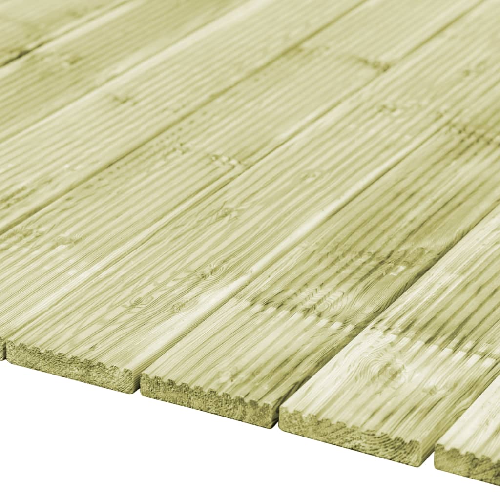 vidaXL Tavole Pavimento 16pz 2,32 m² 1m Legno Massello Pino Impregnato