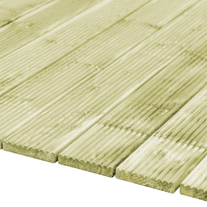 vidaXL Tavole Pavimento 16pz 2,32 m² 1m Legno Massello Pino Impregnato