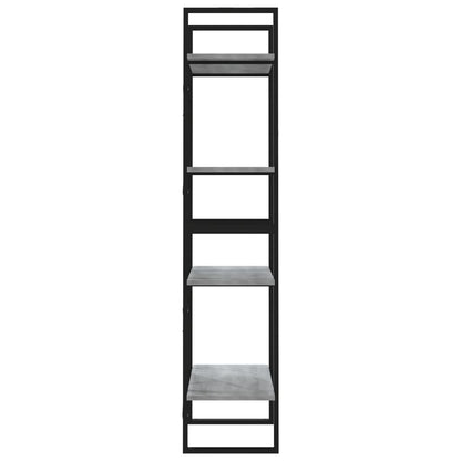 vidaXL Libreria 4 Ripiani Grigio Sonoma 60x30x140 cm Legno Multistrato VIDAXL