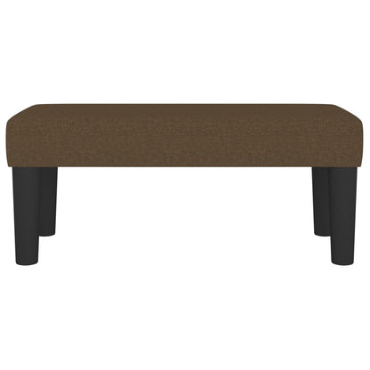 vidaXL Panca Marrone Scuro 70x30x30 cm in Tessuto