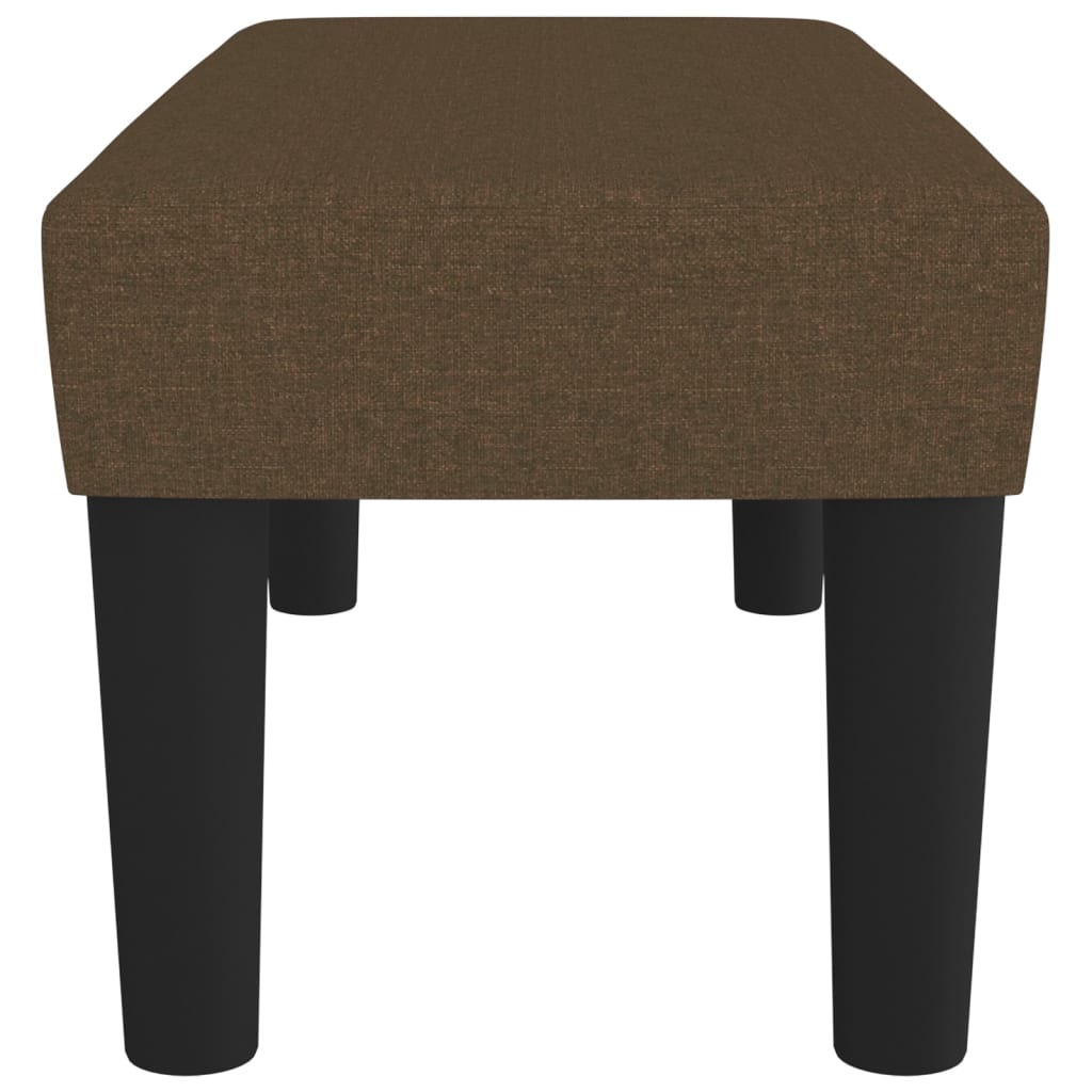 vidaXL Panca Marrone Scuro 70x30x30 cm in Tessuto