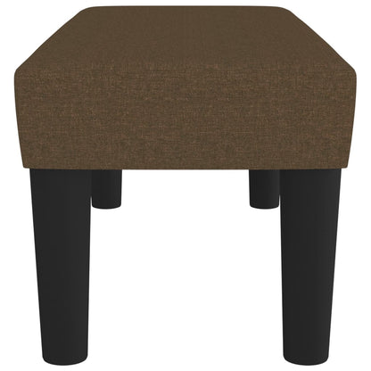 vidaXL Panca Marrone Scuro 70x30x30 cm in Tessuto