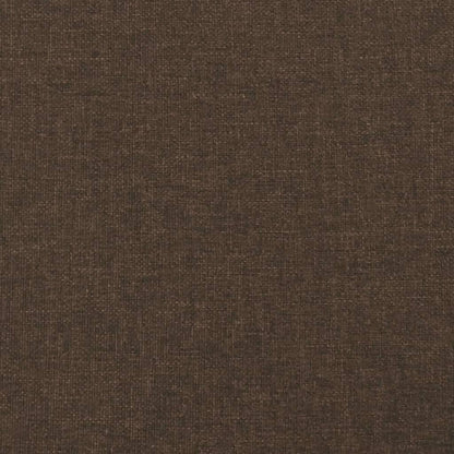 vidaXL Panca Marrone Scuro 70x30x30 cm in Tessuto