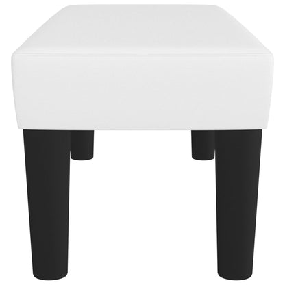 vidaXL Panca Bianca 70x30x30 cm in Similpelle