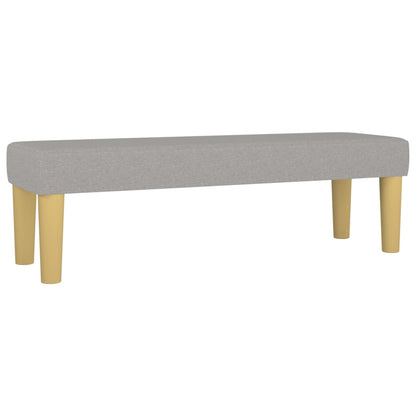 vidaXL Panca Grigio Chiaro 100x30x30 cm in Tessuto