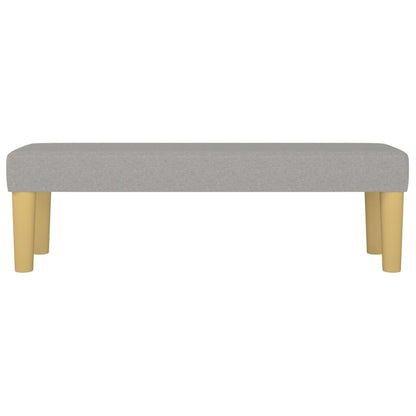 vidaXL Panca Grigio Chiaro 100x30x30 cm in Tessuto