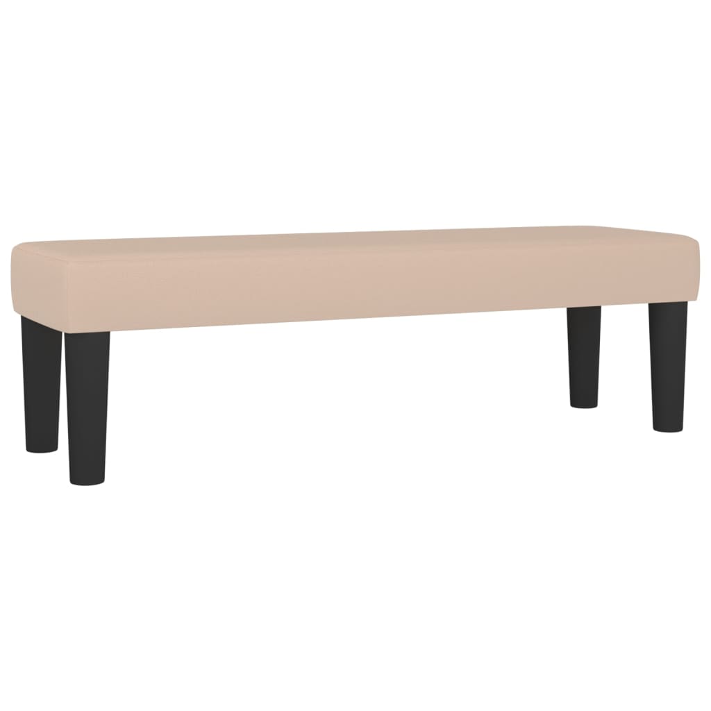 vidaXL Panca Cappuccino 100x30x30 cm in Similpelle