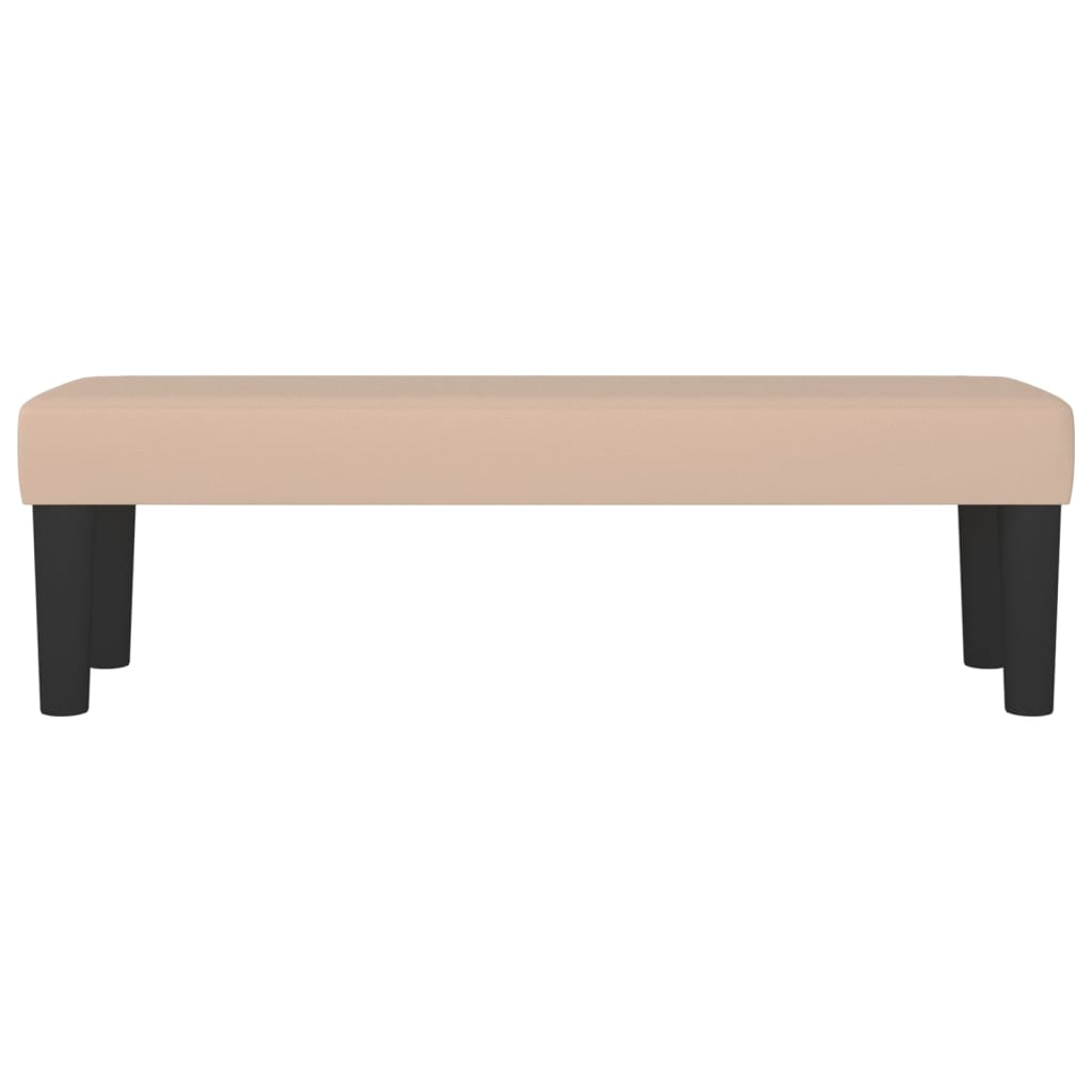 vidaXL Panca Cappuccino 100x30x30 cm in Similpelle