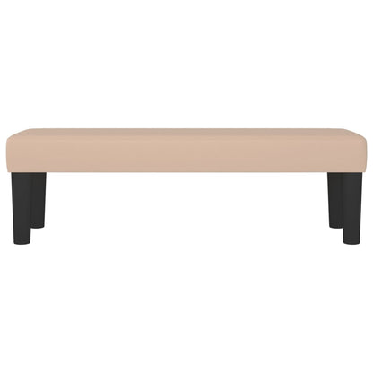 vidaXL Panca Cappuccino 100x30x30 cm in Similpelle