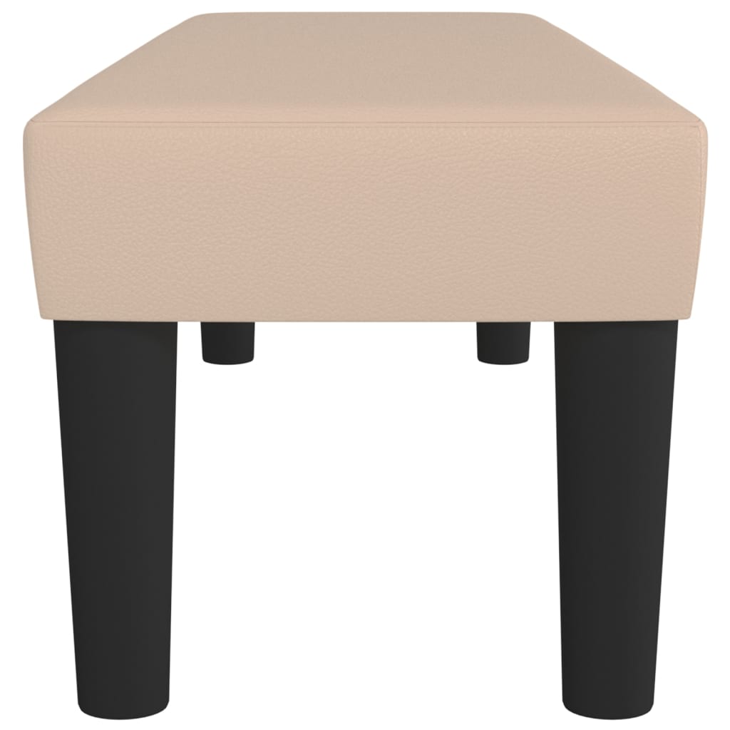 vidaXL Panca Cappuccino 100x30x30 cm in Similpelle