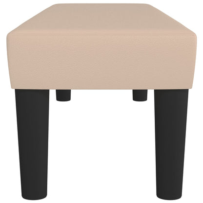 vidaXL Panca Cappuccino 100x30x30 cm in Similpelle
