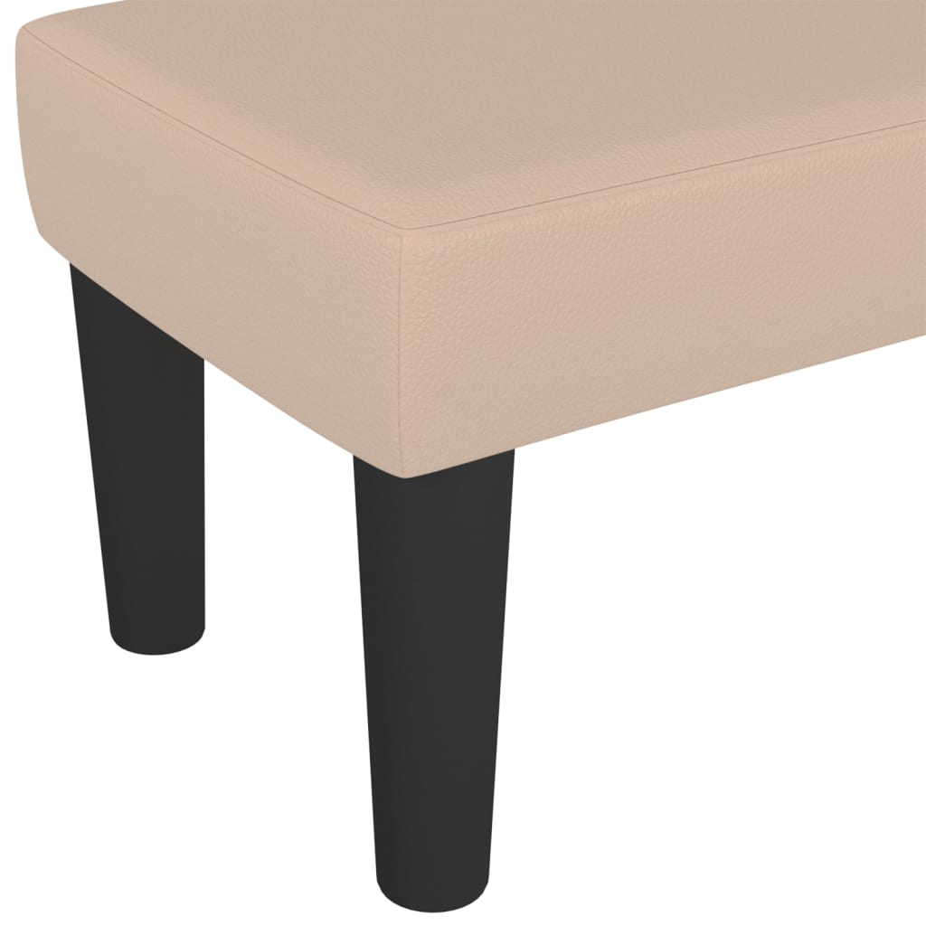 vidaXL Panca Cappuccino 100x30x30 cm in Similpelle