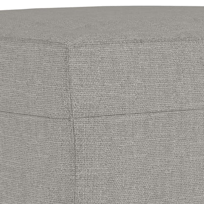 vidaXL Poggiapiedi Grigio Chiaro 60x50x41 cm in Tessuto