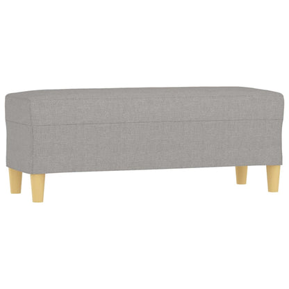 vidaXL Panca Grigio chiaro 100x35x41 cm in Tessuto