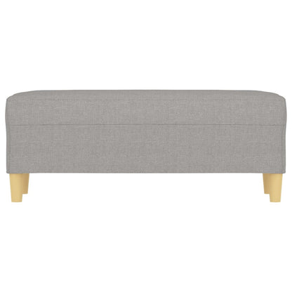 vidaXL Panca Grigio chiaro 100x35x41 cm in Tessuto
