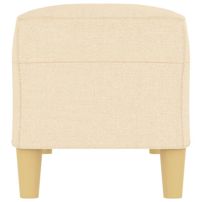 vidaXL Panca Crema 100x35x41 cm in Tessuto