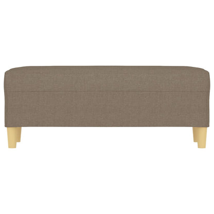 vidaXL Panca Tortora 100x35x41 cm in Tessuto