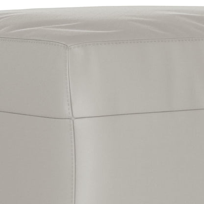 vidaXL Panca Grigio Chiaro 70x35x41 cm in Microfibra