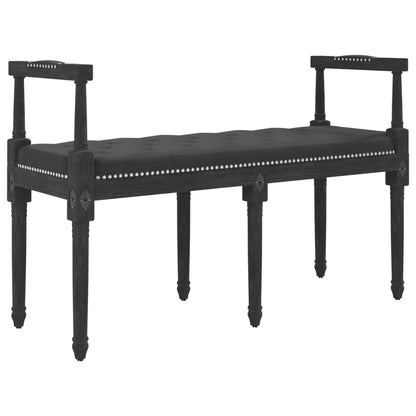 vidaXL Panca Nera 110x40x70 cm in Velluto