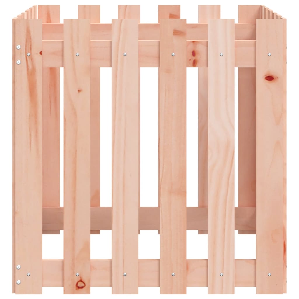 vidaXL Fioriera Giardino Design Recinzione 60x60x60cm Massello Douglas VIDAXL