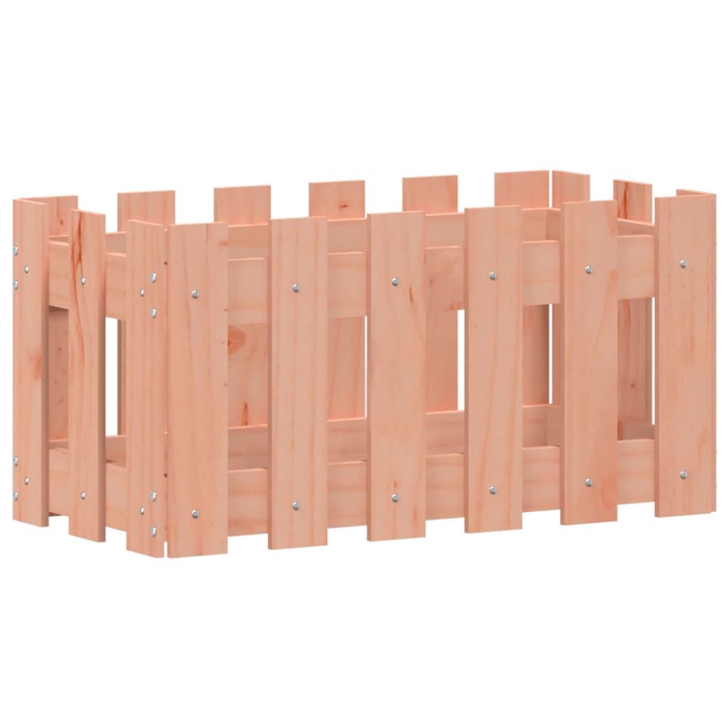vidaXL Fioriera Giardino Design Recinzione 60x30x30cm Massello Douglas