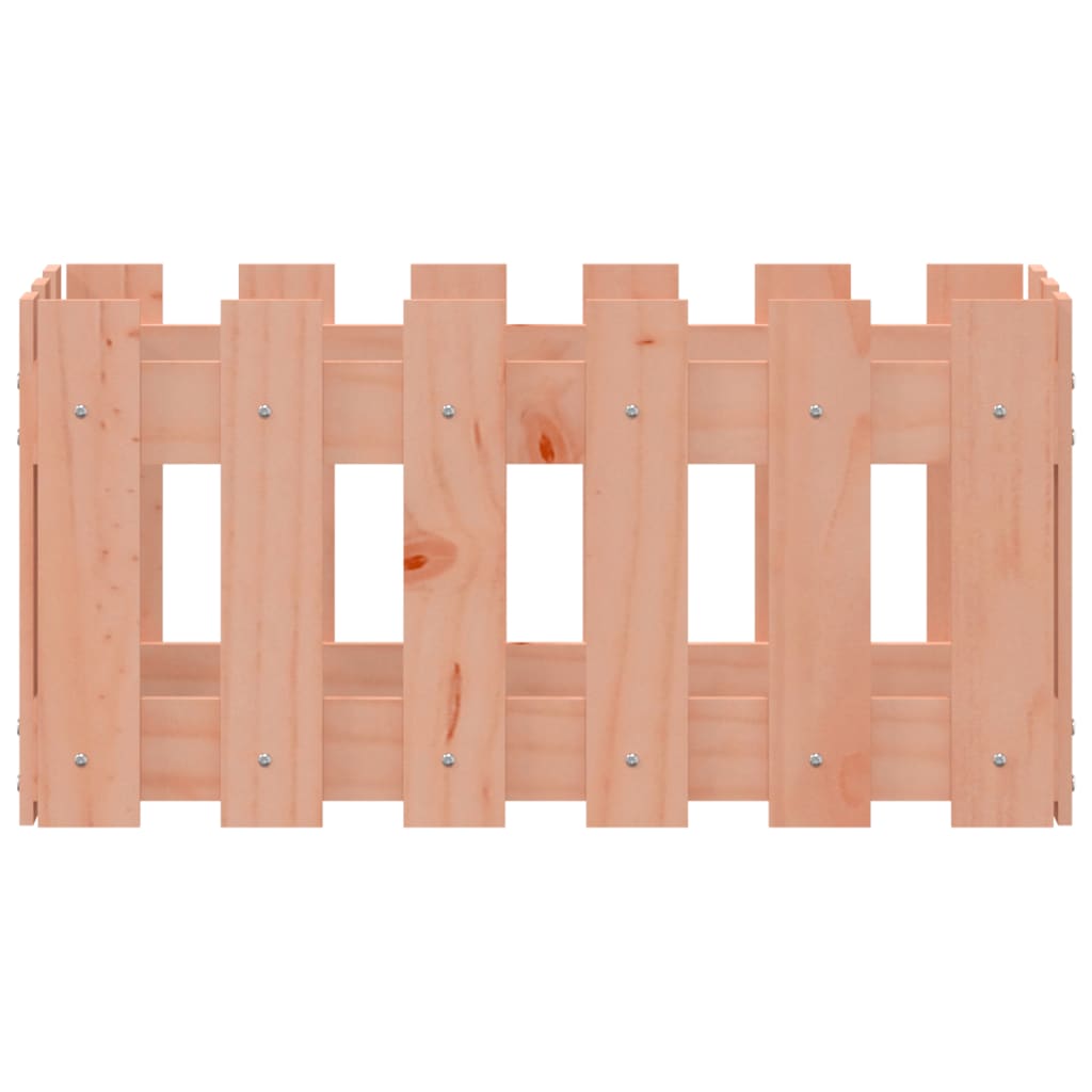 vidaXL Fioriera Giardino Design Recinzione 60x30x30cm Massello Douglas
