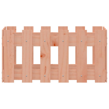 vidaXL Fioriera Giardino Design Recinzione 60x30x30cm Massello Douglas