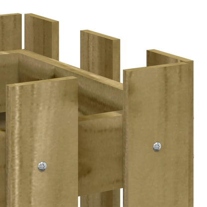 vidaXL Fioriera da Giardino Recinzione 100x30x30 cm in Pino Impregnato VIDAXL