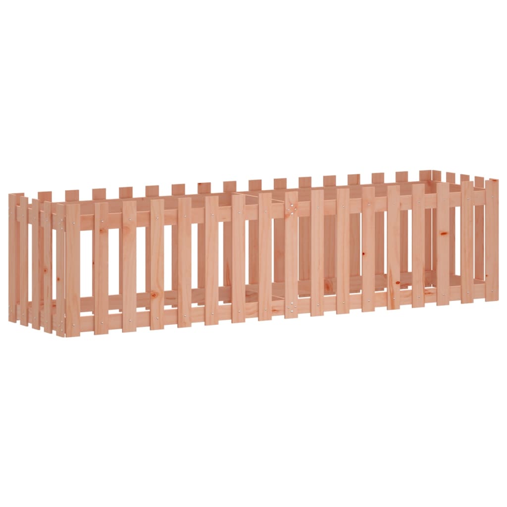 vidaXL Fioriera da Giardino Recinzione 200x50x50cm Massello Douglas VIDAXL
