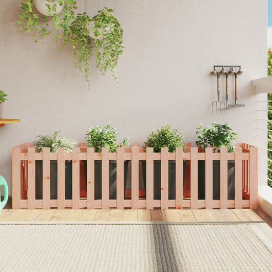 vidaXL Fioriera da Giardino Recinzione 200x50x50cm Massello Douglas VIDAXL