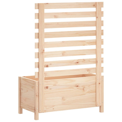 vidaXL Fioriera Giardino con Rastrelliera 79x39,5x114cm Massello Pino